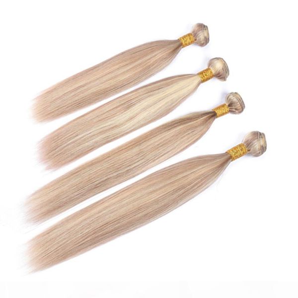 

silky straight #27 613 piano color peruvian human hair weaves 4pcs lot highlight mixed piano color virgin human hair bundles deals, Black;brown