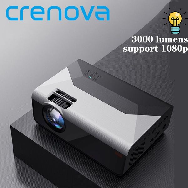 

crenova mini projector support 1080p g08 3000 lumens (optional android g08c) wifi bluetooth for phone projector 3d home movie