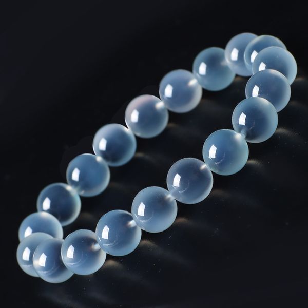

natural blue agate jade bracelet bangles for women men jadeite jade bracelets jade jewelry bracelet for women, Black