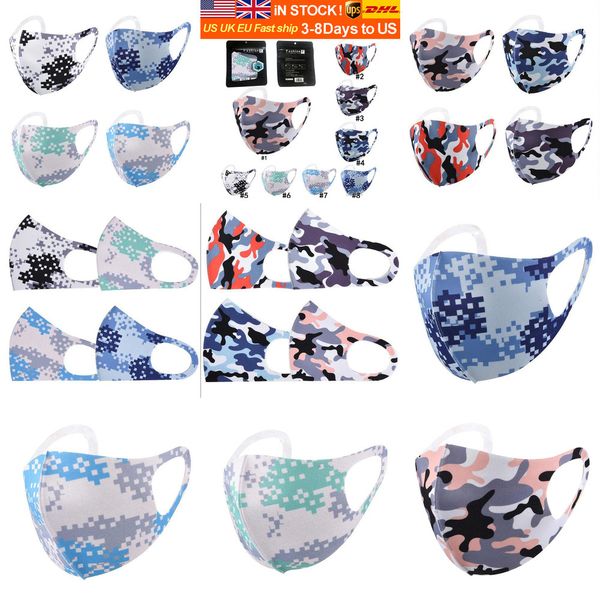 

outletwh0uwomen new camouflage for men mask and breathable antibacterial dustproof washable and reusable silk cott