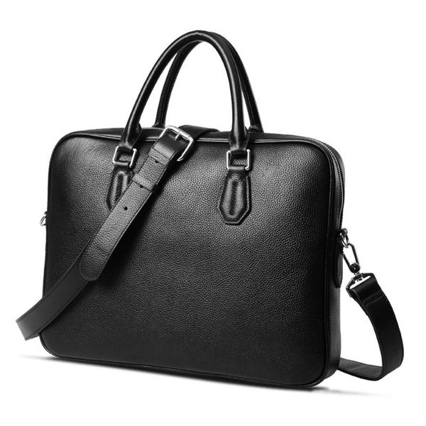 

men leather men handbag leather computer bag 13 inch business briefcase