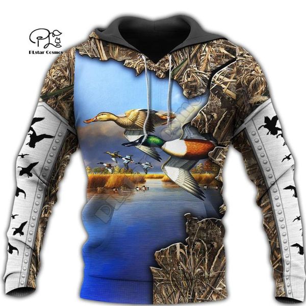

plstar cosmos duck hunting animal camo tattoo dog tracksuit pullover streetwear 3dprint men/women autumn funny hoodies 13, Black