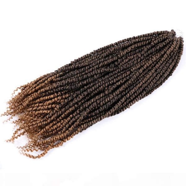 

lans pre-twisted passion twist crochet hair 24 inch bohemian synthetic twist hair 100g pc woman crochet braids, Black