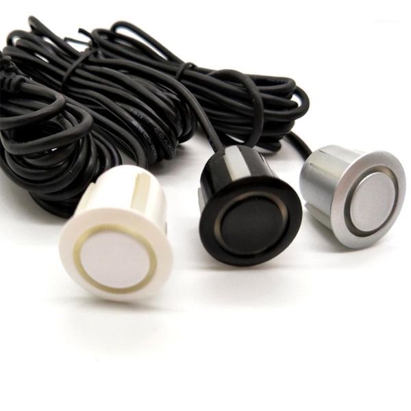 

der-6 visible sensors parking no drill hole saw 19mm car alarm systems security reverse radar sound alert indicator system kit1
