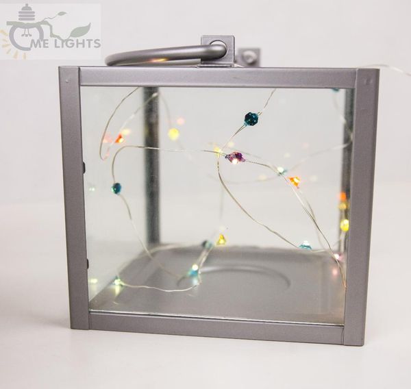 

30 led радуга алмазный фея огни строка батареек для рождественского фестиваля праздника свадьбы garland украшение кпт jllseu