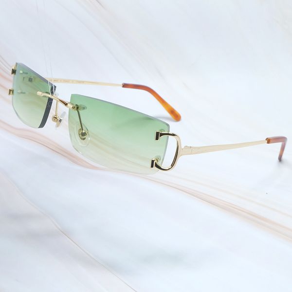 

color men retro sunglass women carter decoration small frame sunglasses classic rimless metal fashion square gdbwj, White;black