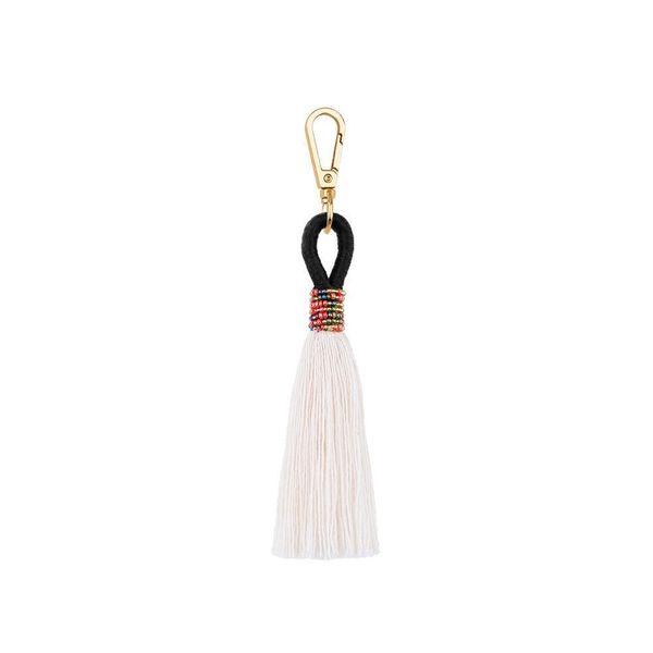 

1pc new style bohemia cotton thread tassel fringed diy jewelry bag decorative accessories key chain craft beads tassels pendant h jllwim