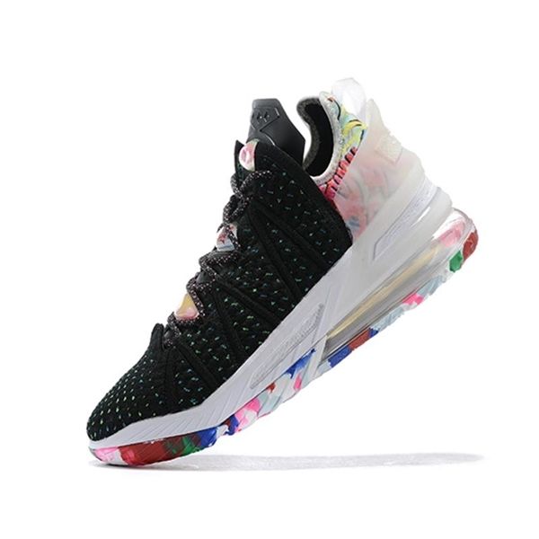 

дети леброн джеймс 18 gang oreo будущее мужчины женщины спортивная обувь jade белый черный розовый вязаные 18s mens конструктора спорт тапки