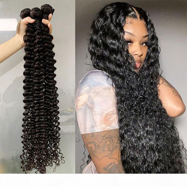 

water wave bundles brazilian hair weave bundles deep curly water wave 30 inch hair extensions for black women human hair bundles