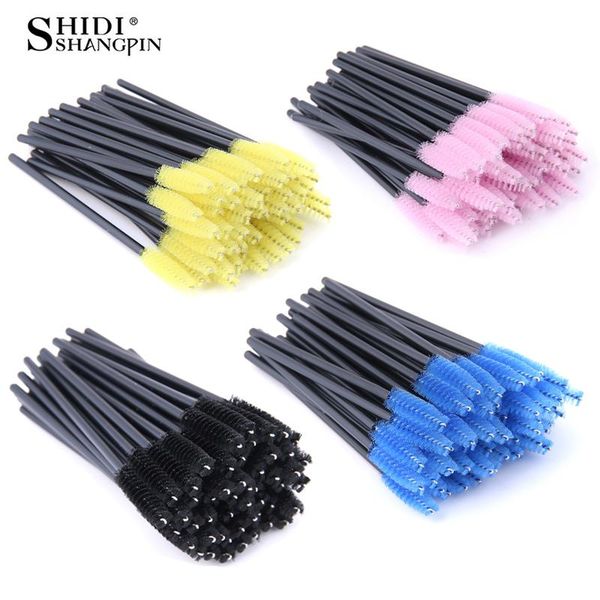 

500 шт ресницы макияж кисти maquillaje одноразовые бровей тушь аппликатор ресницы maquiagem кисти для макияжа косметические инструменты sqci