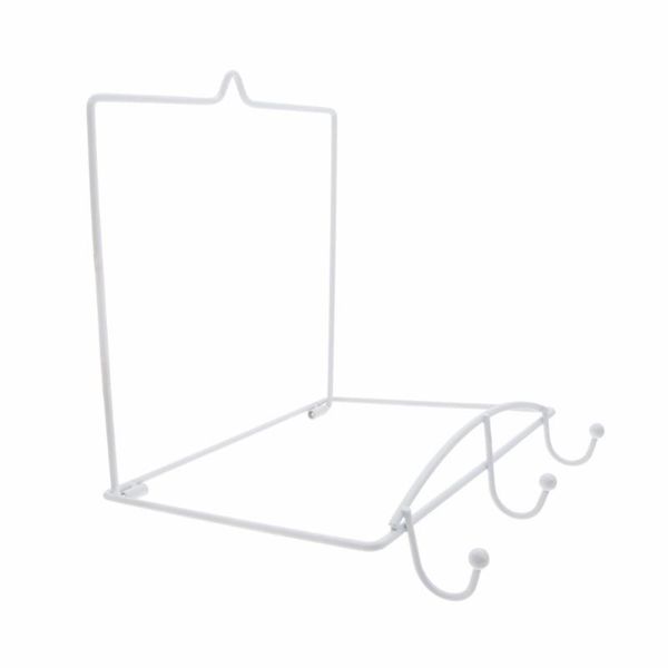 

creative foldable wall hanging wire storage rack metal hanger hook bathroom kitchen closet hooks with 3-hook g1tcjj10180