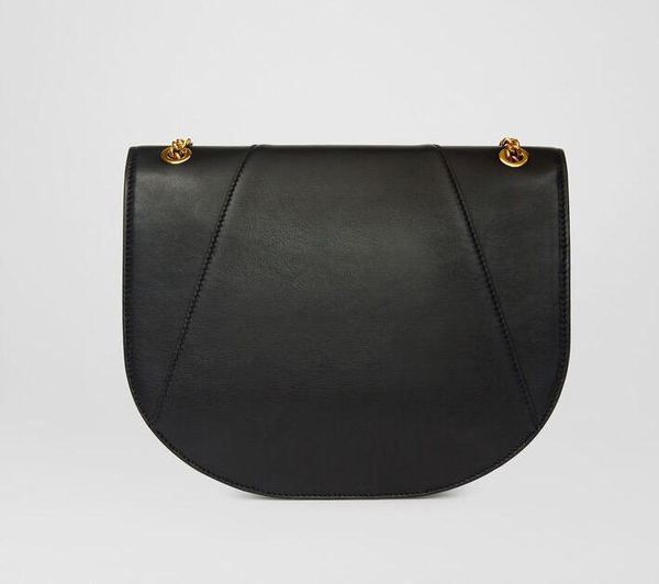 

2020 the new style genuine cow leather women one shoulder bag crossbody bag 2 size cool saddle
