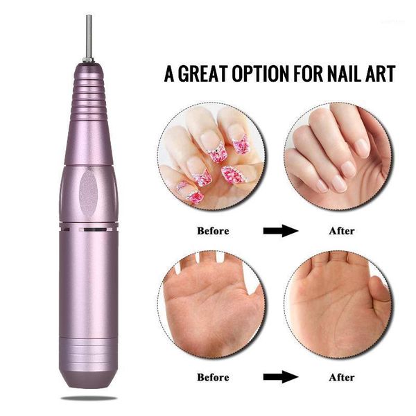 

portable electric nail drill machine professional manicure pedicure nail file drill kit for home use art or beauty salon1