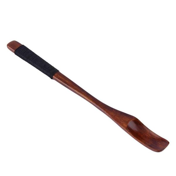 

natural wood coffee spoon honey stick bar spoon long handle wooden tea spoon, iced tea / juice stirring spoon jllpxm sinabag