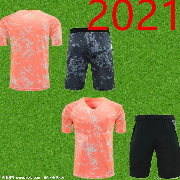 

men2021 club football training suit 2021 football league training suit, Black