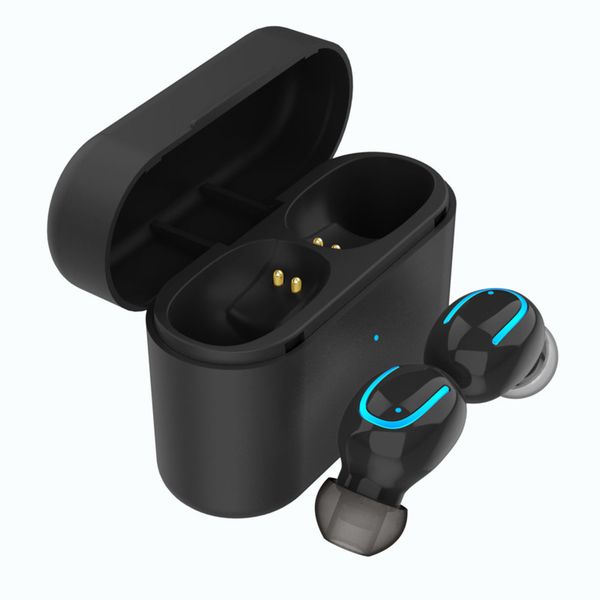 

hbq-q26 wirels binaural invisible headset to ear mini bluetooth with charging cabin
