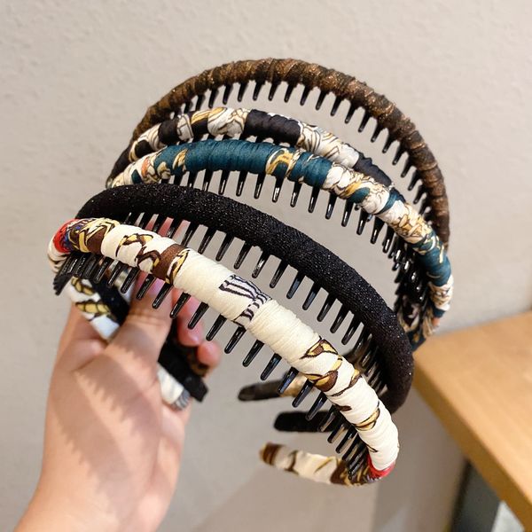 

корейский hairband с зубчатой ​​челкой для разностороннего темперамента женщин