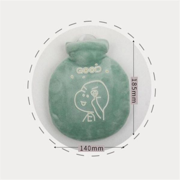 

cute dinosaur cover water bottle hand warmer stress pain relief therapy winter warm heat girl hand feet round water bag wmthmo