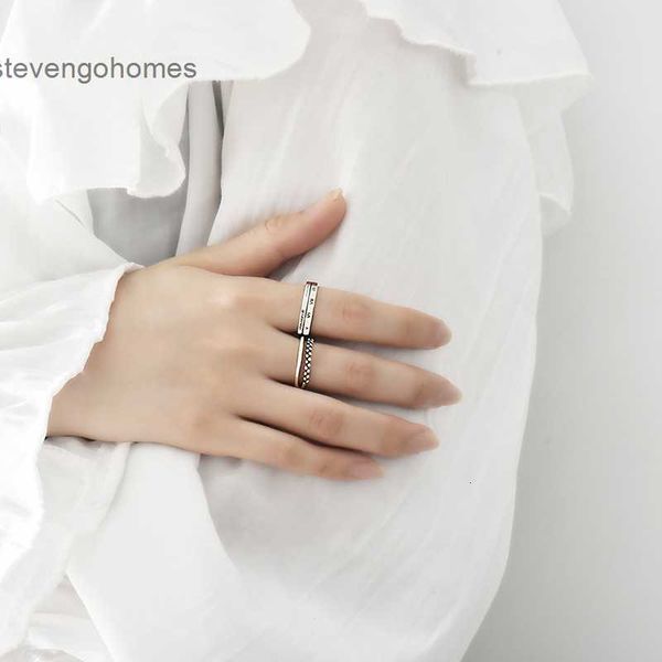 

silver make korean net red s925 old pure opening ring simple fashion jewelry