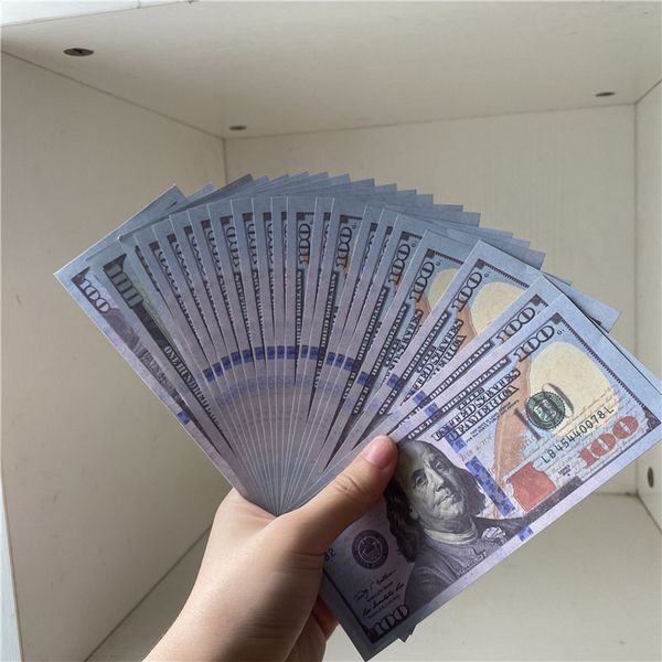 

toys pcvji fast aa5 us of game banknotes currency props delivery 100 counterfeit party dollars children's pieces/package gskql