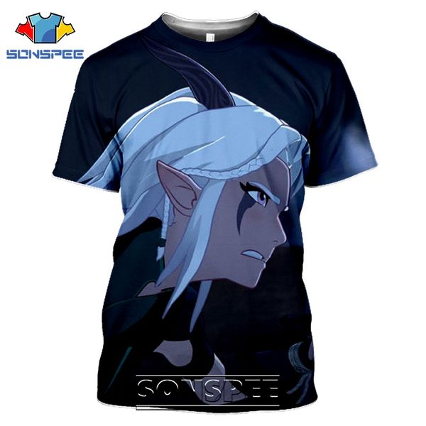 

the dragon prince anime 3d print shirts kawaii aesthetic hippie men clothing