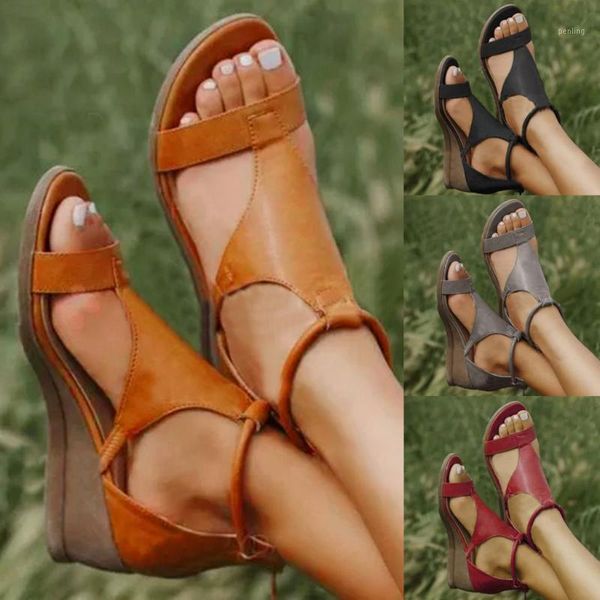 

womens sandals ladies fashion casual open toe platform beach shoes solid color zipper wedges comfort sandals plus size c140#1, Black