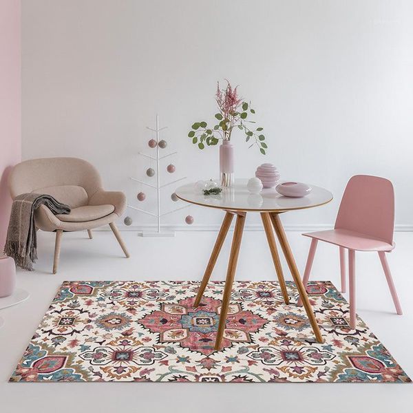 

flower carpet living room geometric europe america home decor ethnic small rugs colorful bedroom doormats washing machine mats1