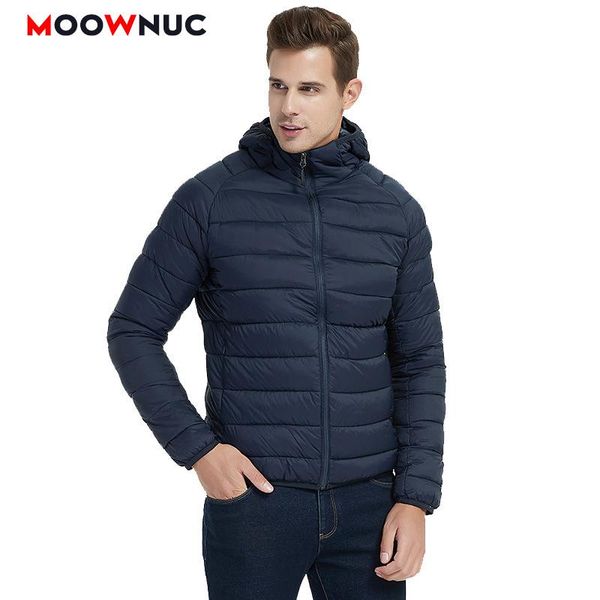 

men's parkas windbreaker casual jackets 2020 new winter thin outdoors overcoat solid fashion coats hombre business windproof, Black