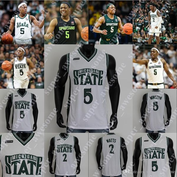 

custom michigan state basketball jersey cassius winston xavier tillman aaron henry rocket watts gabe brown malik hall kyle ahrens bingham jr, Black;red