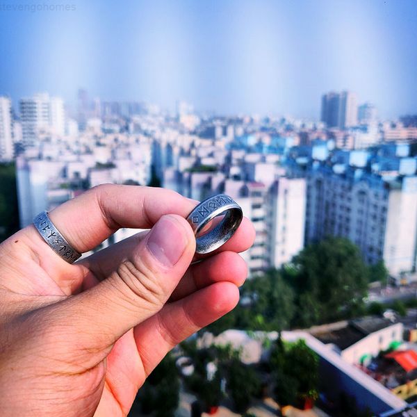 

factoryuxb8words 316l stainless steel retro men ring fashion rings jewelry lr-r133, Silver