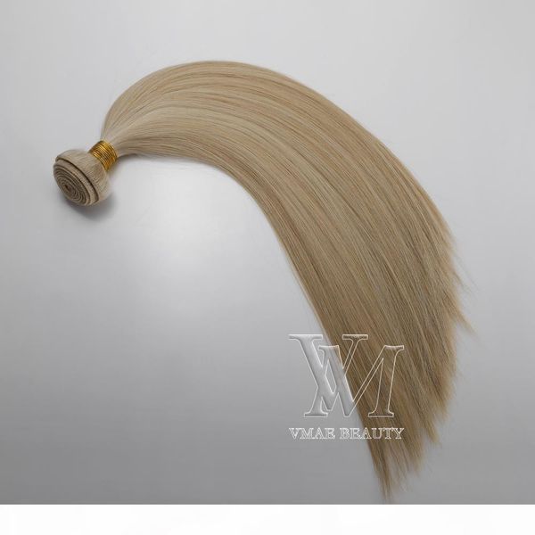 

piano color #60 #27 single double drawn 3 bundles lot 100% unprocessed weft silk straight single donor virgin remy human hair extension, Black
