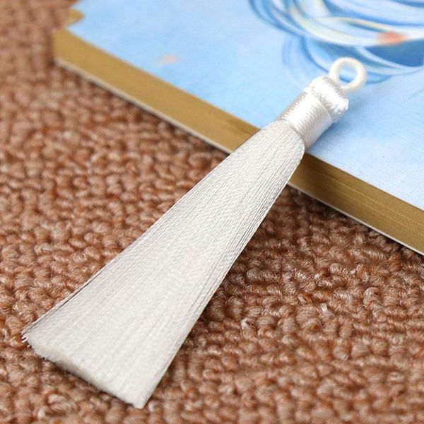 

5pcs lot 23 colors 8cm mixed cotton silk tassel brush for earrings charm pendant satin tassels for diy jewelry making materials h jllhlz