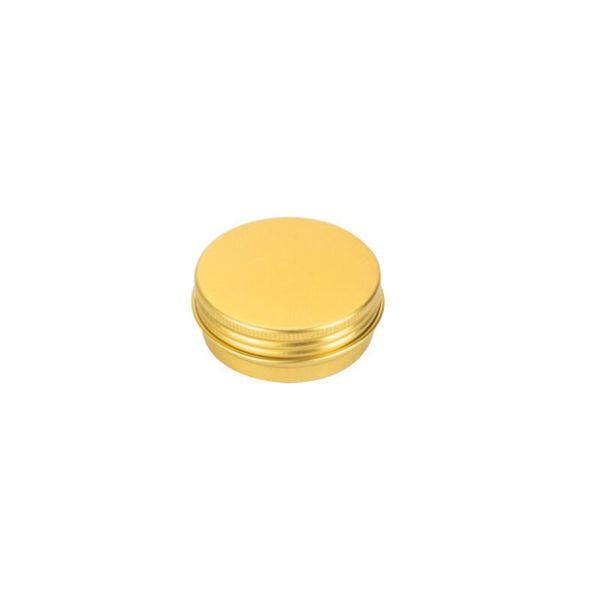 

30ml/60ml aluminum round balm tin storage jar containers with screw cap for lip balm, cosmetic, candles or tea dhb1442