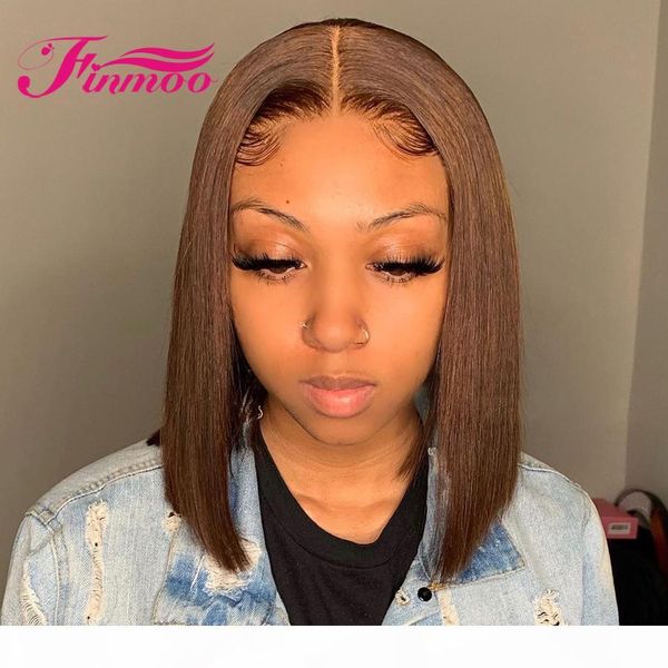 

color bob lace front wigs for women short human hair wigs #4 360 lace frontal wig pre plucked peruvian remy bob wig 150%, Black