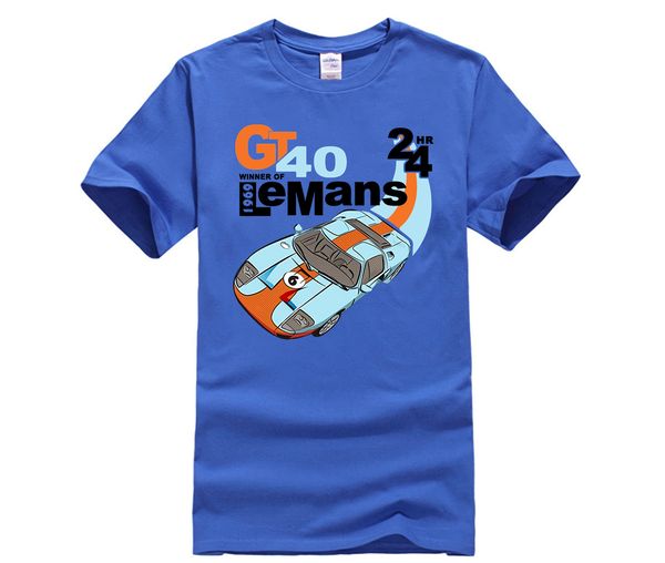

fashion trend t-shirt car new classic gt40 male round collar cool clothing men's white short sleeve t-shirt sport hooded sweatshirt hoo