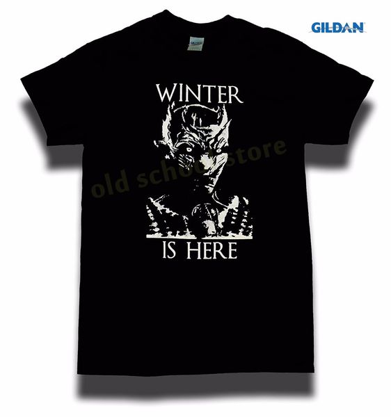 

2019 summer hip hop short sleeve ice king winter is here glow in the dark hoodie designers t shirts sweatshirt