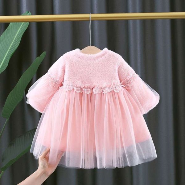 

and 2941 clothing winter girls' new autumn girl's baby korean sle thickened drs children's princs plush skirt crqbhdf7, Red;yellow