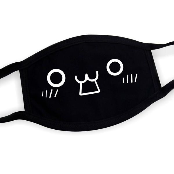 

black mask tbgt bocas cartoon skull punk hombre face bocas mask funny black teeth cotton mouth dust cartoon cubre cubre anti- sk w soblf