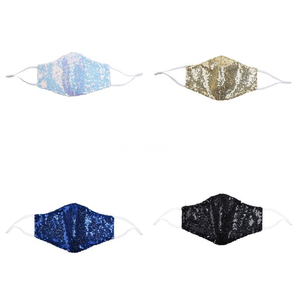 

sequins print dust masks foldable mouth washablesunscreen anti printed mask mask#460#857 designer mask face breathable masks iqsjs