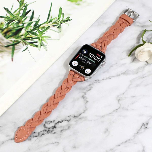 

suitable for s6 se iwatch2 3 4 / 5 to weave personalized small waist fashion single lap wristb