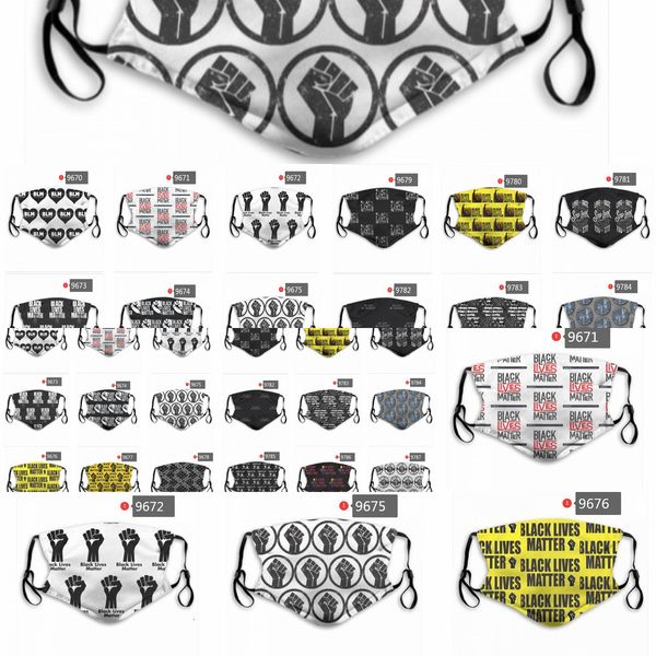 

new ng and men 2020 women designer cotton masks american balck lives matter pm2.5 mas jj78 i87h