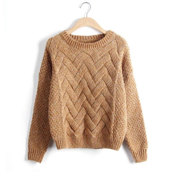 

women's sweaters pull femme 2021 autumn winter women and pullovers plaid thick knitting mohair sweater female loose variegated, White;black