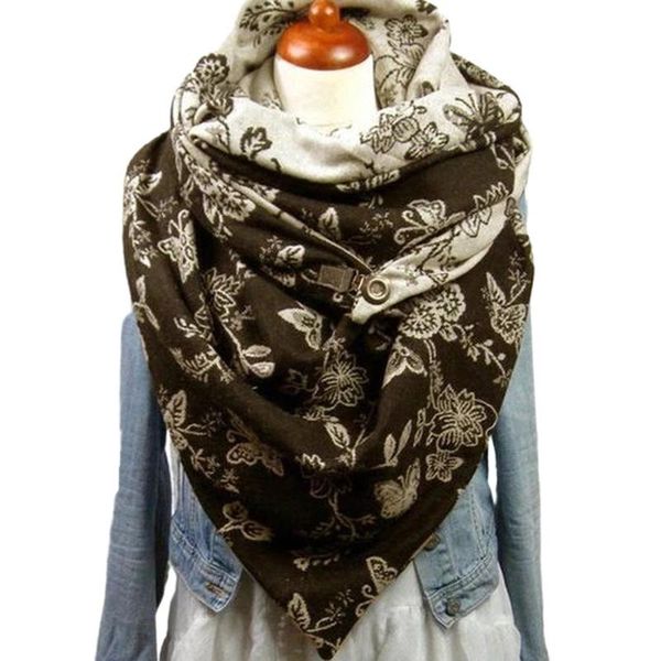 

женщины winter butterfly star печати шарф моды плед зимние шарфы женские кашемировые шали обертывания теплую шею треугольник бинты, Blue;gray