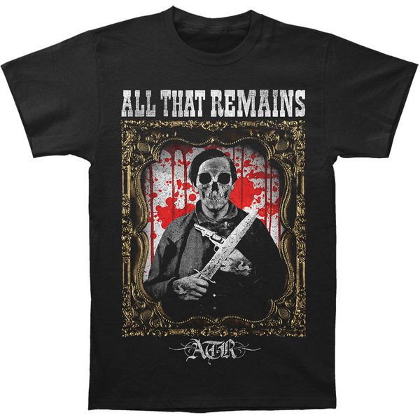 

all that remains men's deadman t-shirt medium black rockabilianew t shirt spring summer sport hooded sweatshirt hoodie