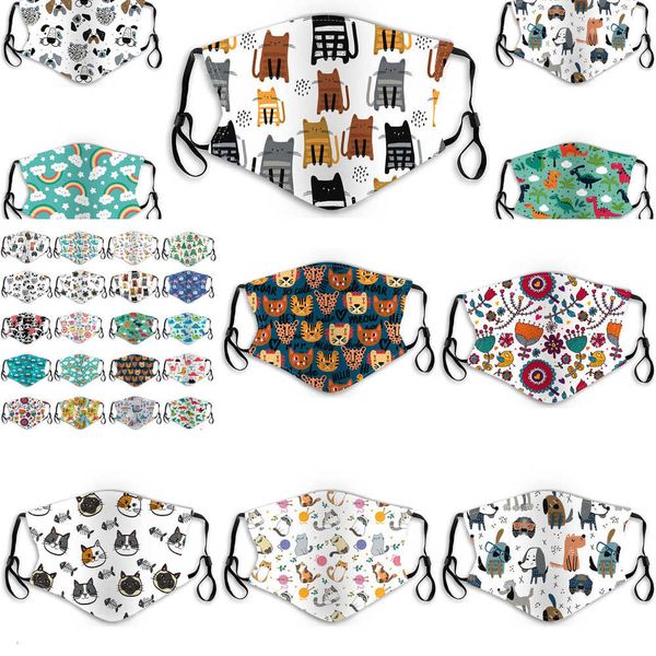 

kids face masks designer face rainbow mask 20pcs car meow children's cartoon pm2.5 dustproof sm esz4esz4 zd58