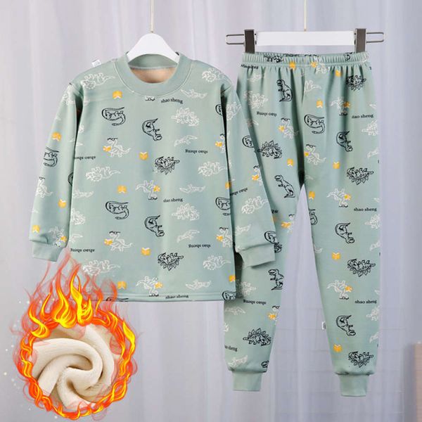 

trousers and autumn winter cartoon plush household cloth children's underwear pajamas suit b0014 c1xec1xe3ex8, Blue;red