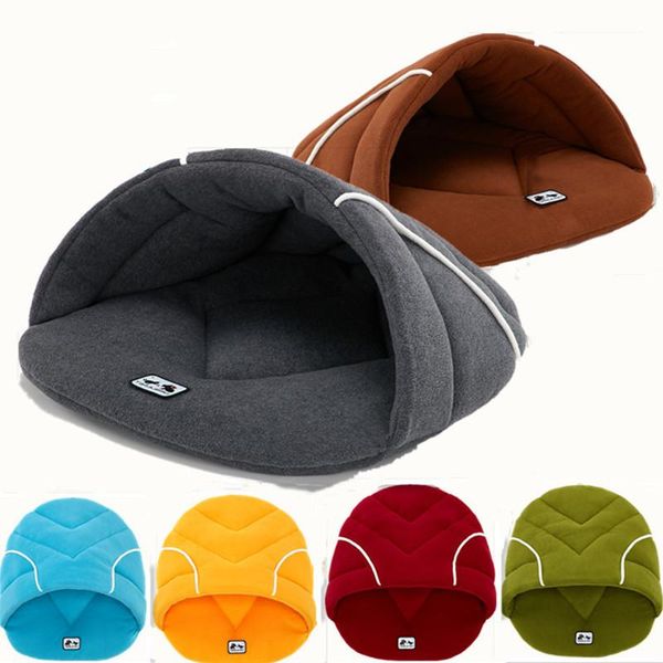 

cat beds & furniture gomaomi winter warm pet dog bed house cushion half covered sleeping bag