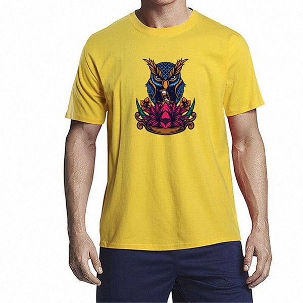

men's t shirt other prints floral graphic animal plus size round neck daily holiday print short sleeve basic casual blue white black /