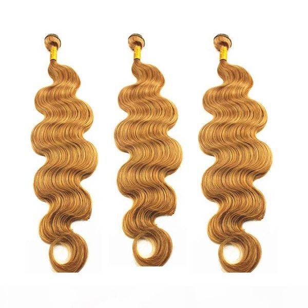 

color 27# body wave hair extensions 100g bundle brazilian peruvian 100% virgin human hair bundles pure color 8-28 inches, Black