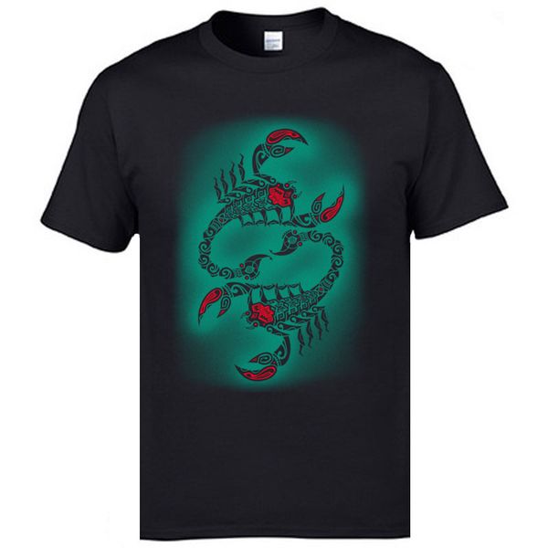 

cool poison scorpion tattoo printed on for men style fashion clothing streetwear man hoodie designers t shirts sweatshirt